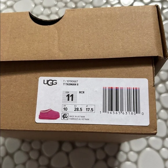UGG Tasman II Slipper Toddler Little Kid Rock Rose Sz 11 - Picture 12 of 13